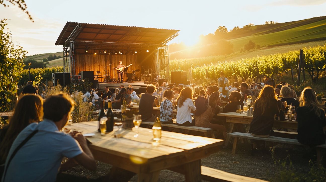 ViniMusic Festival : quand la musique rencontre l’art de la dégustation.